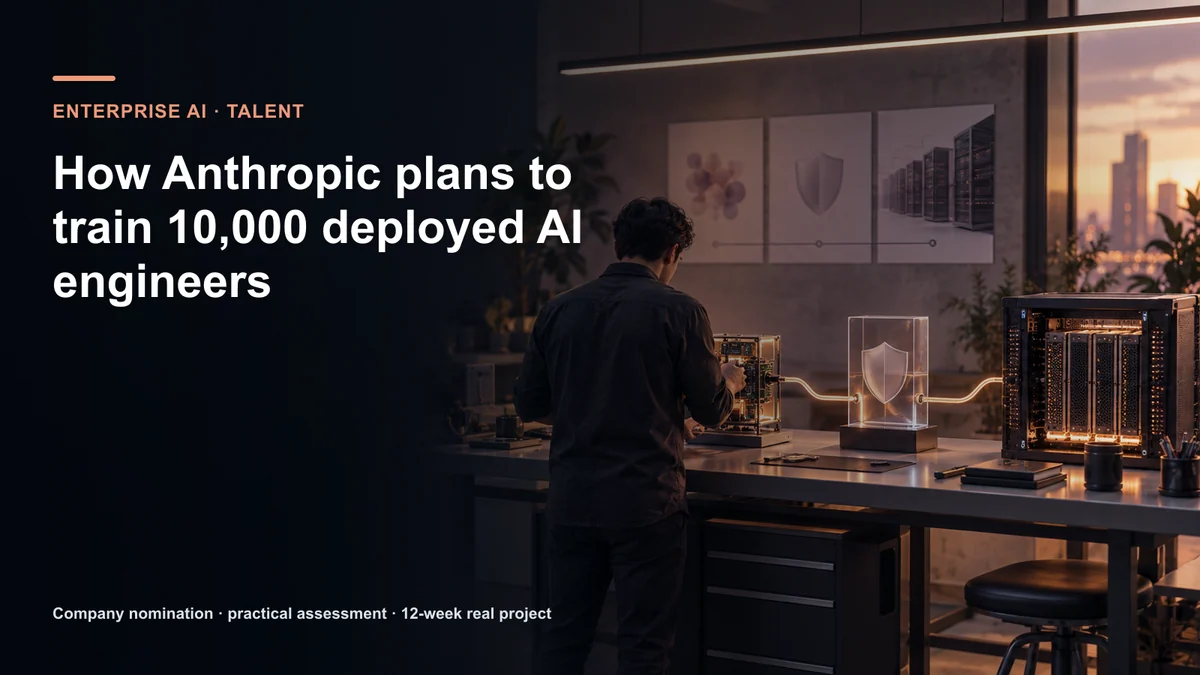 How Anthropic plans to train 10,000 deployed AI engineers
