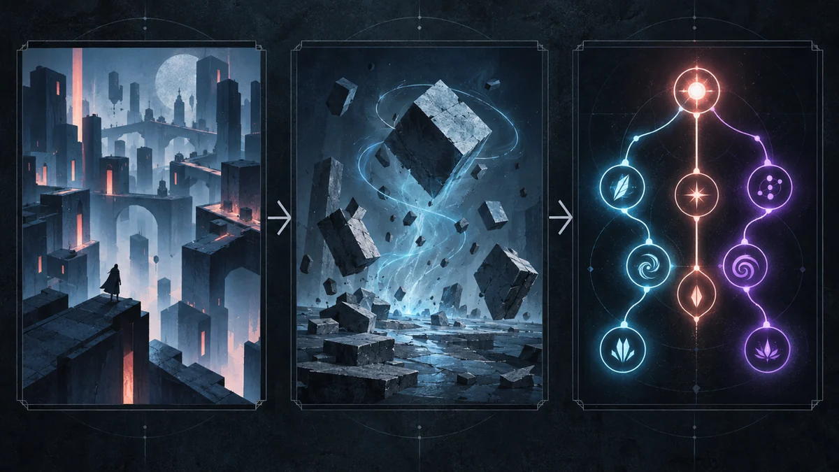 Exploration telekinetic abilities a transforming melee weapon and progression choices