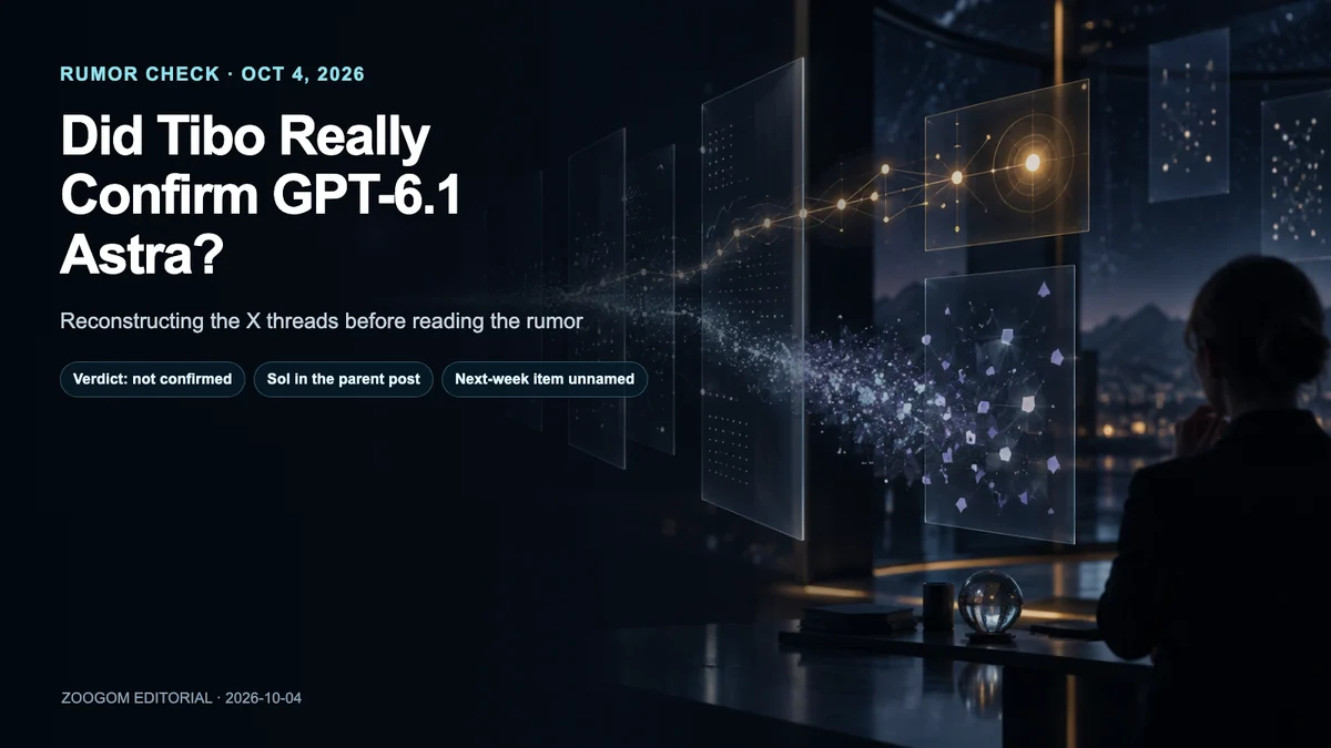 An editorial investigation separates a clear verification path from a diffuse AI-model rumor