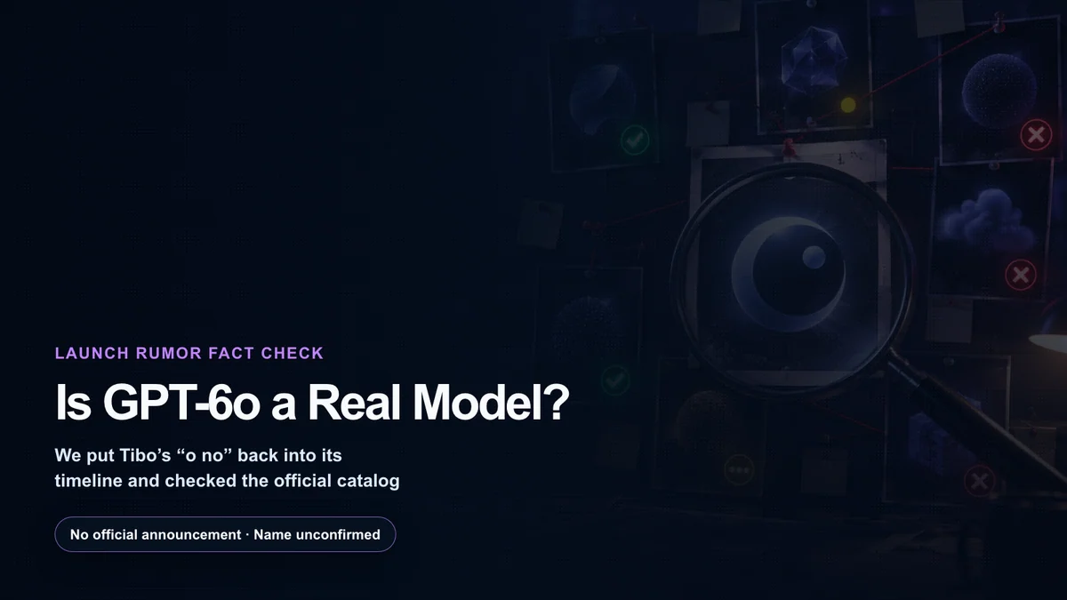 An editorial investigation separating an official model catalog from online rumor signals