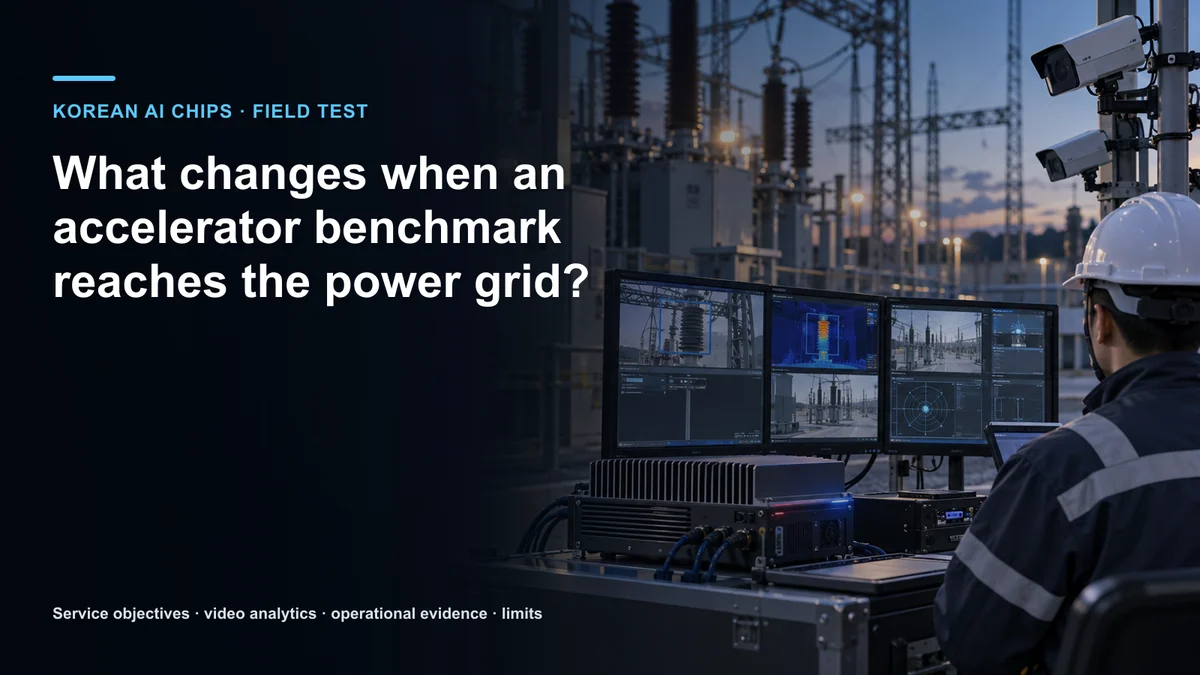 What changes when an accelerator benchmark reaches the power grid?