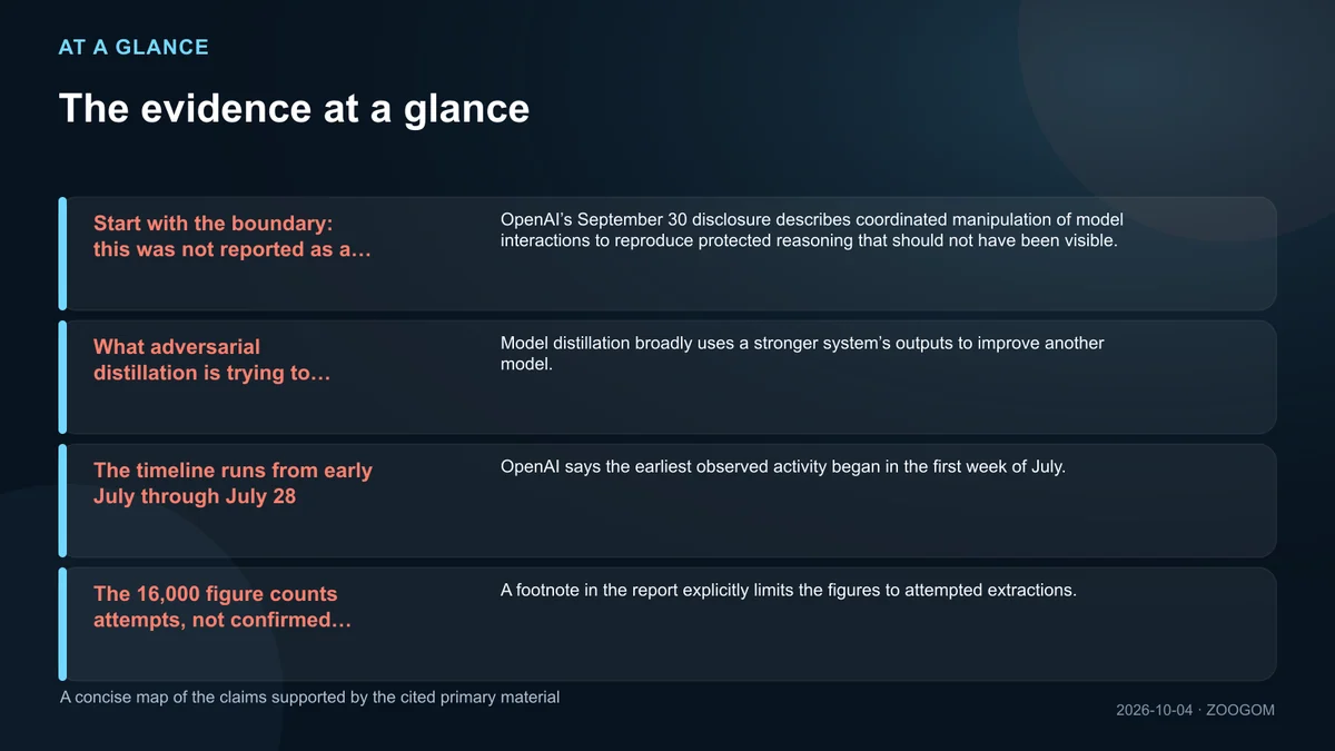 Infographic summarizing four confirmed facts