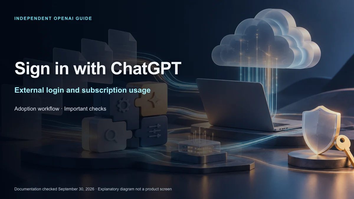 Sign in with ChatGPT account and plan connection guide