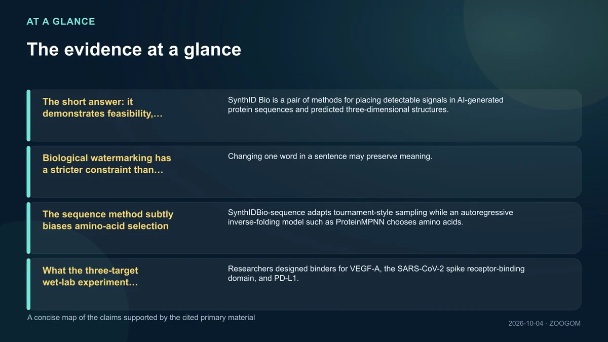 Infographic summarizing four confirmed facts