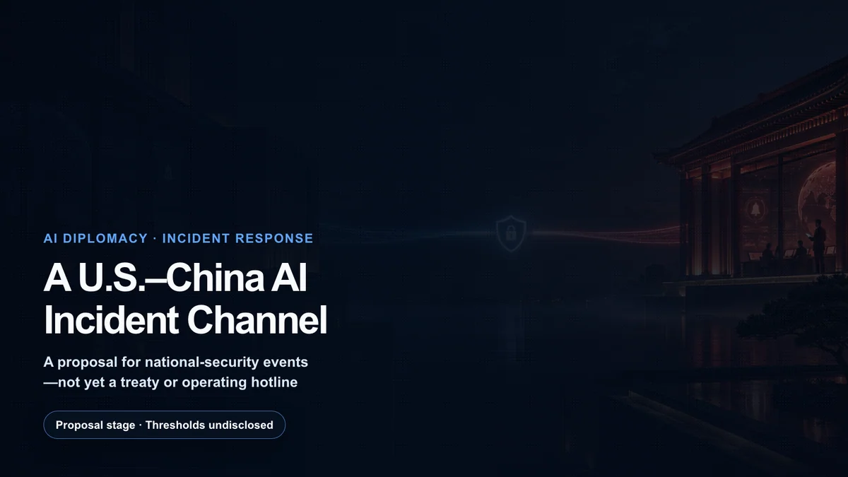 A secure incident-notification connection between two national-scale AI infrastructures