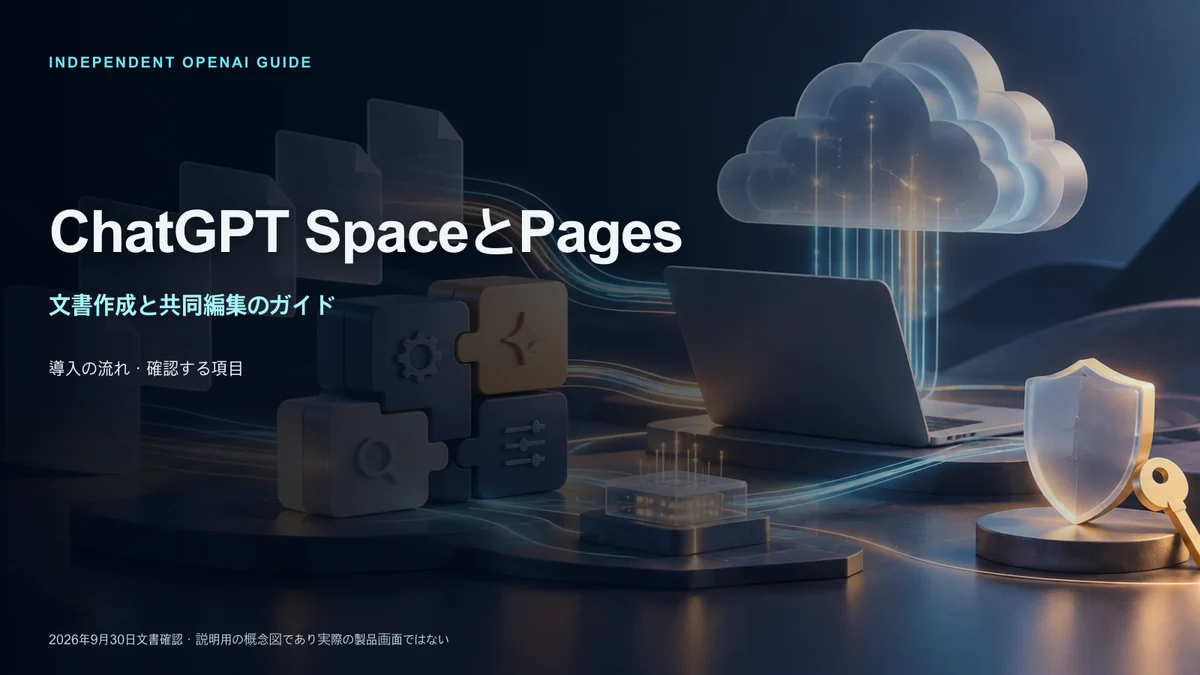 ChatGPT SpaceとPagesによる文書作成と共同編集のガイド
