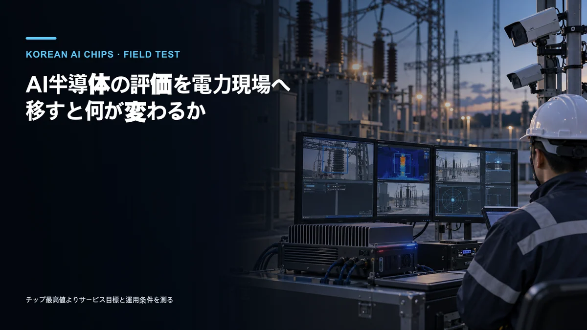 AI半導体の評価を電力現場へ移すと何が変わるか