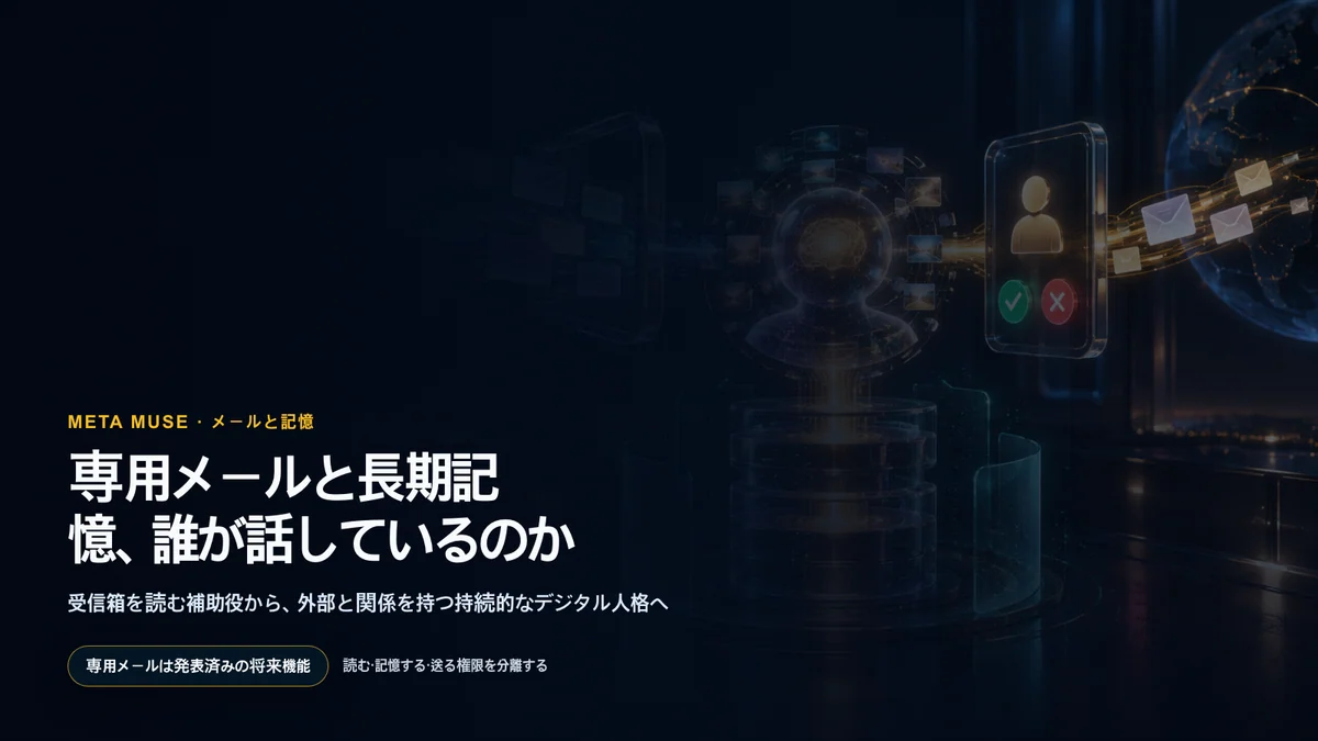 受信箱、長期記憶、承認ゲートを結ぶ個人向けAIエージェント