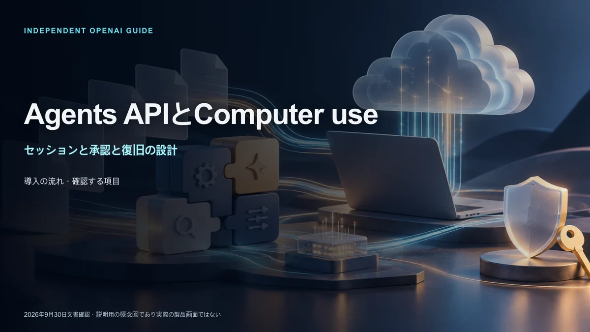 Agents APIとComputer useのセッションと承認を理解するガイド