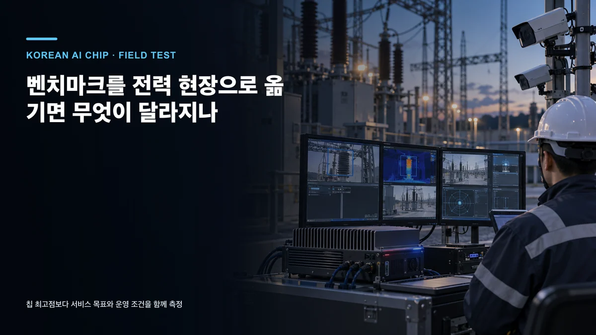 벤치마크를 전력 현장으로 옮기면 무엇이 달라지나