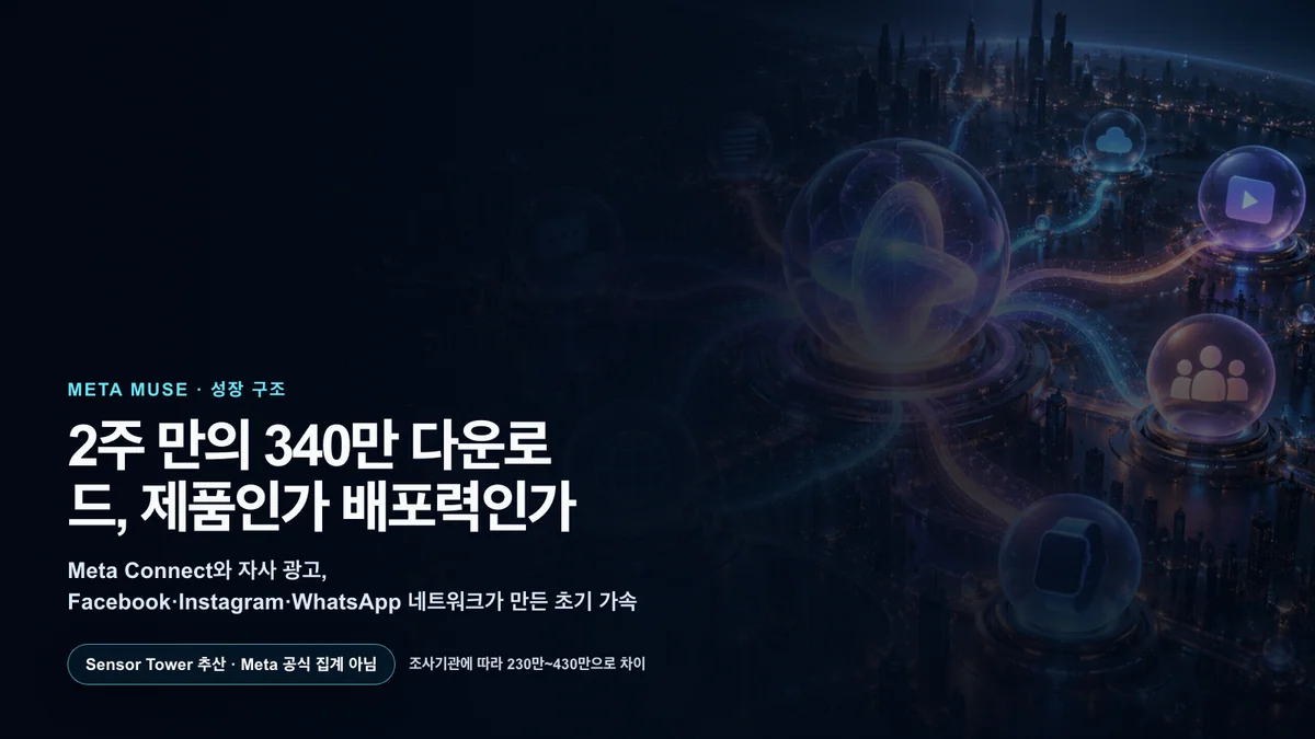 개인 AI 허브에서 메시지와 소셜 채널로 성장 파동이 퍼지는 구조
