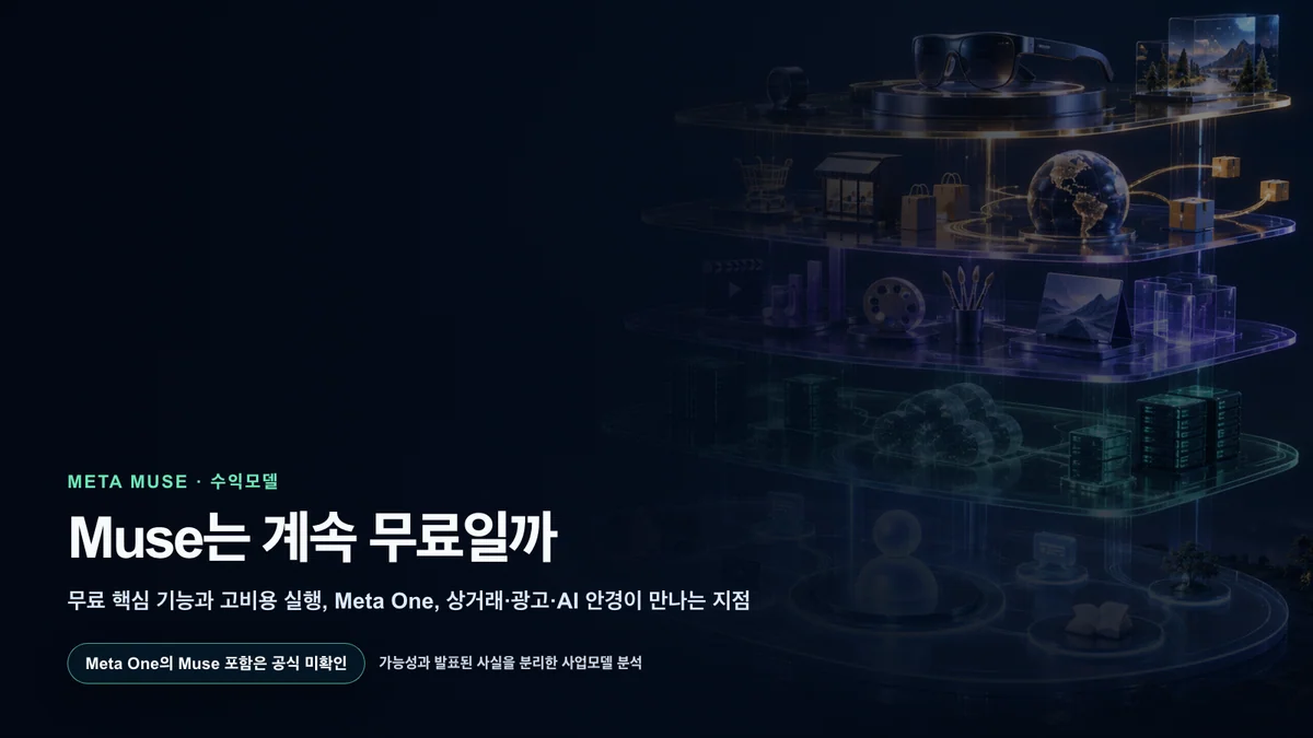 무료 개인 AI 위에 계산 자원과 창작, 상거래, AI 안경의 유료 계층이 쌓인 구조