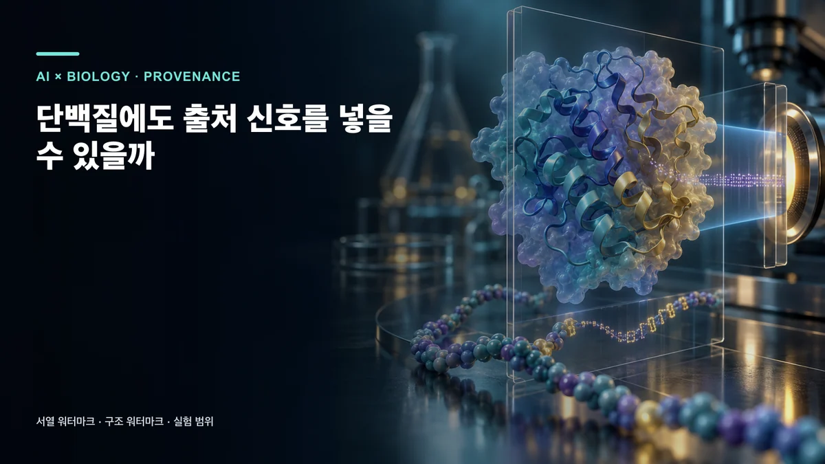 단백질에도 출처 신호를 넣을 수 있을까