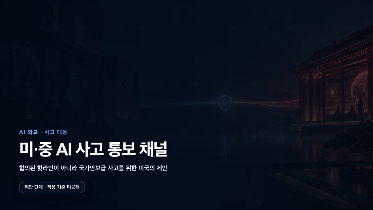 서로 다른 두 AI 인프라 사이를 연결하는 보안 사고 통보 채널
