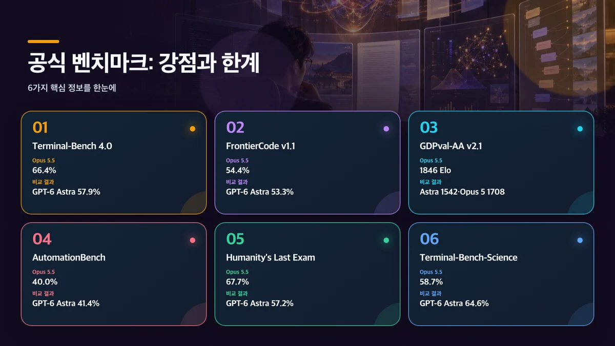 공식 벤치마크의 강점과 한계: 평가, Opus 5.5, 비교 결과